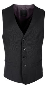 Roy Robson Reda Super 110's Classic Gilet Zwart