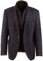 Roy Robson Regular Fit Outside Jacket Check Navy