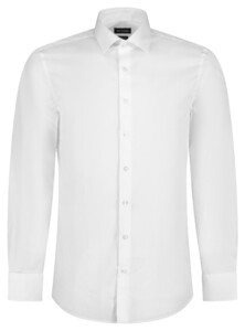 Roy Robson Regular Uni Color Tone on Tone Buttons Overhemd Wit