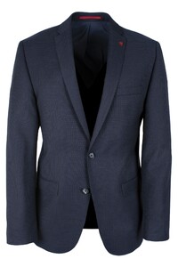 Roy Robson Slim Fine Dotted Structure Jacket Mid Blue