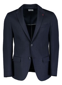 Roy Robson Slim Fit Cupro blend Colbert Donker Blauw