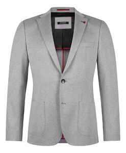 Roy Robson Slim Fit Jersey Jacket Light Grey