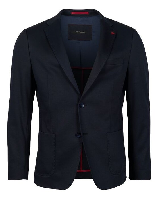 Roy Robson Slim Fit Smart Casual Uni Colbert Donker Blauw