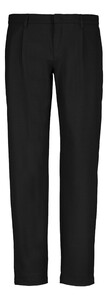 Roy Robson Slim Fit Stretch Pleated Pants Black