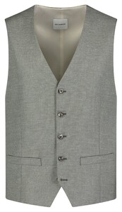 Roy Robson Slim Subtle Mélange Thread Gilet Groengrijs