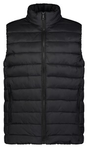 Roy Robson Solid Color High Zip Closure Body-Warmer Black