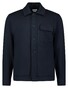 Roy Robson Solid Color Large Buttons Overshirt Navy