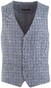 Roy Robson Structured Check Gilet Blauw