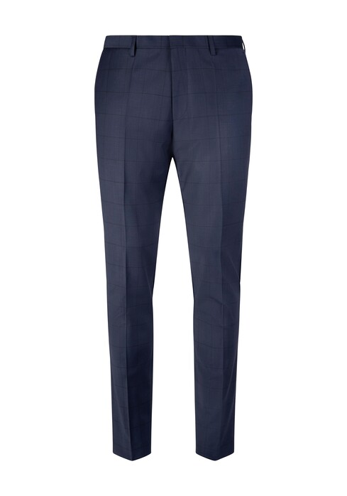 Roy Robson Subtle Check Broek Navy