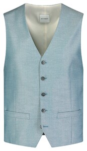 Roy Robson Subtle Faux-Uni Diagonal Mini Check Pattern Gilet Groen