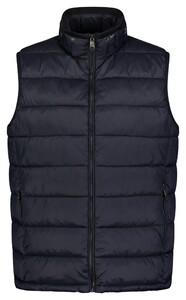 Roy Robson Warm Padded High Zip Closure Body-Warmer Donker Blauw