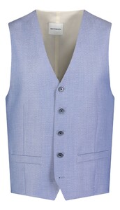 Roy Robson Wool Blend Ceremonial Gilet Licht Blauw