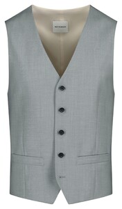 Roy Robson Wool Blend Faux-Uni Tonal Buttons Waistcoat Light Green