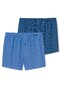 Schiesser 2Pack Dark Wonder Boxershort Underwear Royal Blue