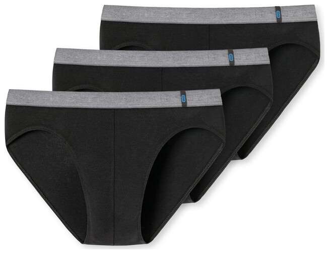 Schiesser 95/5 Rio-Slip 3Pack Underwear Black