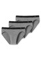 Schiesser 95/5 Rio-Slip 3Pack Underwear Grey