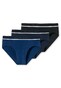 Schiesser 95/5 Rio-Slip Organic Cotton Elastic Waistband 3Pack Underwear Assorted