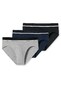 Schiesser 95/5 Rio-Slip Organic Cotton Elastic Waistband 3Pack Underwear Assorti Multi