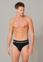 Schiesser 95/5 Rio-Slip Organic Cotton Elastic Waistband 3Pack Underwear Black-Grey