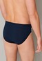 Schiesser 95/5 Rio-Slip Organic Cotton Side Stripes 3Pack Underwear Dark Evening Blue