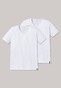 Schiesser 95/5 Shirt Korte Mouw V-Neck Underwear White