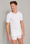 Schiesser 95/5 Shirt Short Sleeve Organic Cotton Round Neck 2Pack Underwear White