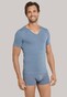 Schiesser 95/5 Shirt V-Neck Underwear Grey-Blue