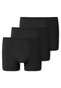 Schiesser 95/5 Shorts Organic Cotton 3Pack Underwear Black