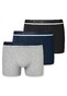 Schiesser 95/5 Shorts Organic Cotton Elastic Waistband 3Pack Ondermode Assorti Multi