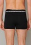 Schiesser 95/5 Shorts Organic Cotton Elastic Waistband 3Pack Ondermode Zwart-Grijs