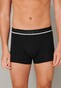 Schiesser 95/5 Shorts Organic Cotton Elastic Waistband 3Pack Underwear Black-Grey