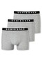 Schiesser 95/5 Shorts Organic Cotton Elastic Waistband 3Pack Underwear Grey