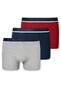Schiesser 95/5 Shorts Organic Cotton Elastic Waistband 3Pack Underwear Multicolor