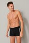 Schiesser 95/5 Shorts Organic Cotton Side Stripes 3Pack Underwear Black