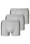 Schiesser 95/5 Shorts Organic Cotton Side Stripes 3Pack Underwear Grey