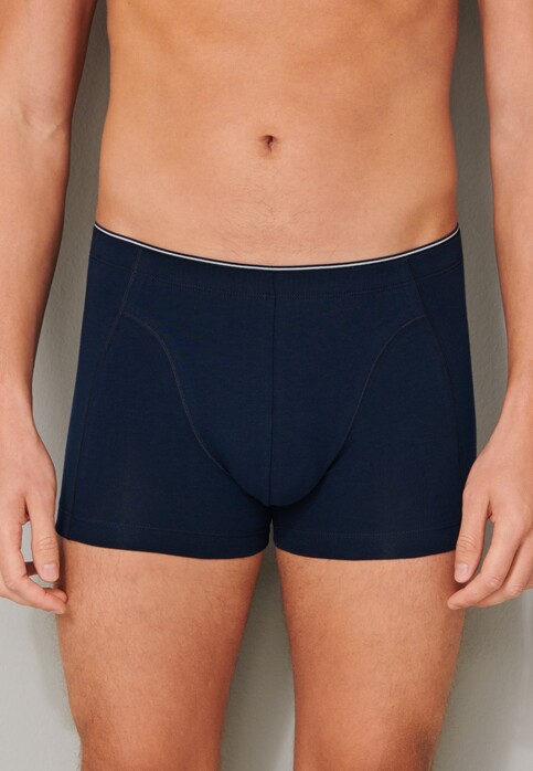 Schiesser 95/5 Shorts Organic Cotton Underwear Dark Evening Blue