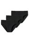 Schiesser 95/5 Supermini Organic Cotton 3Pack Underwear Black
