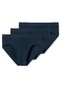 Schiesser 95/5 Supermini Organic Cotton 3Pack Underwear Dark Evening Blue