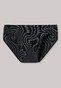 Schiesser Autumn Lights Supermini Striped Underwear Anthracite Grey