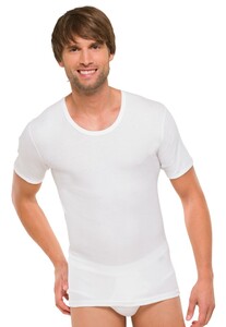 Schiesser Cotton Essentials Doppelripp T-Shirt Underwear White