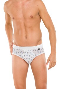 Schiesser Cotton Essentials Feinripp Sports Brief Underwear White