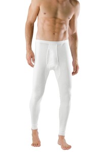 Schiesser Doppelripp Long Johns Underwear White