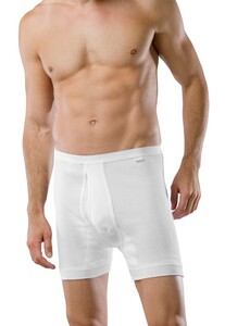 Schiesser Doppelripp Shorts Underwear White