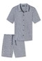 Schiesser Endless Summer Korte Pyjama Nightwear Indigo
