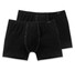 Schiesser Essential Slips Shorts 2Pack Underwear Black