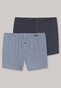 Schiesser Essentials Boxershort 2Pack Underwear Anthracite Grey