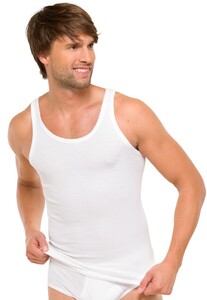 Schiesser Essentials Doppelripp Singlet 2Pack Underwear White