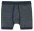 Schiesser Feinripp Melange Shorts Underwear Dark Evening Blue