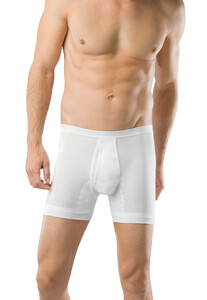Schiesser Feinripp Short Trunks Underwear White