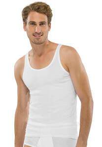 Schiesser Feinripp Singlet 2Pack Underwear White